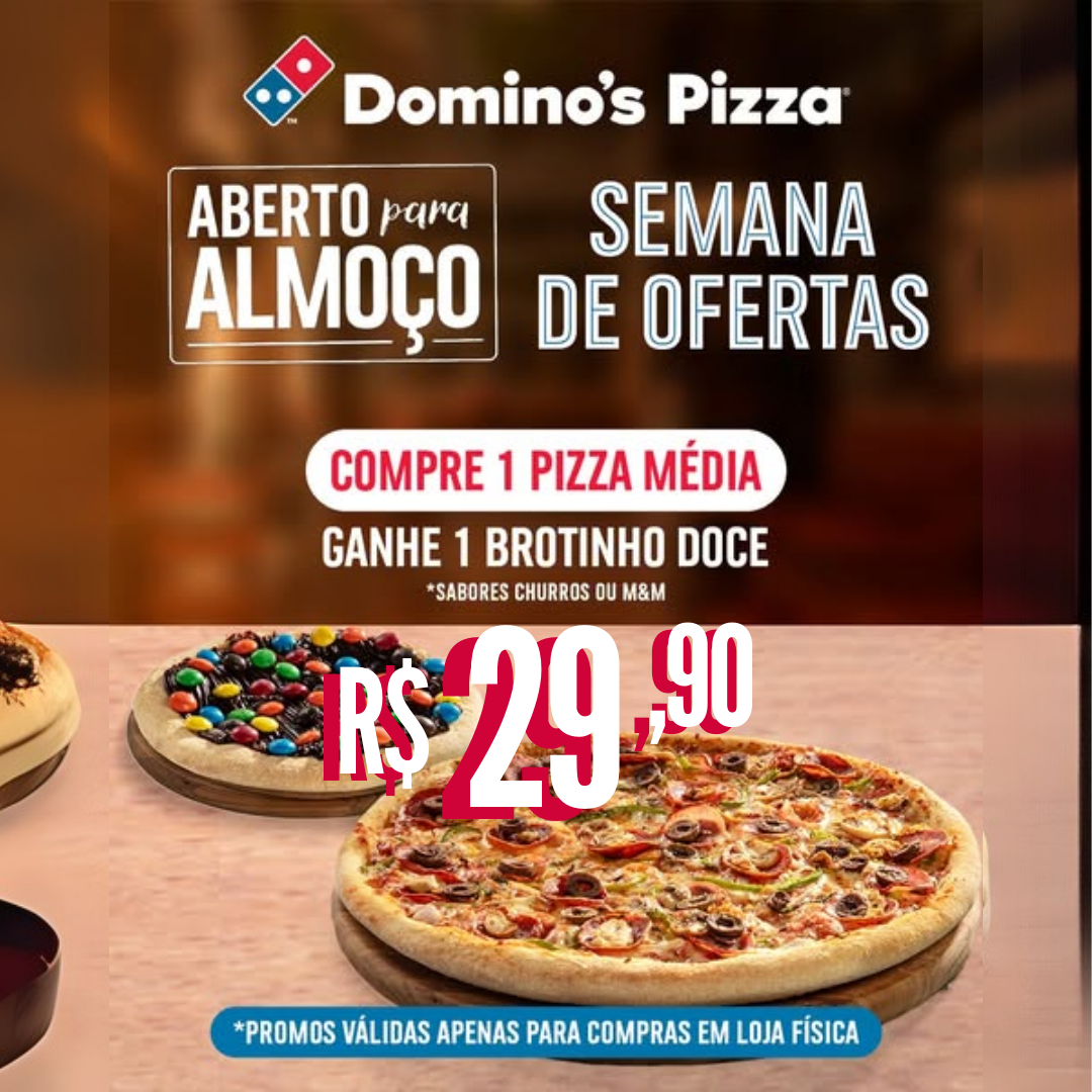 Pizza Média + Brotinho Doce